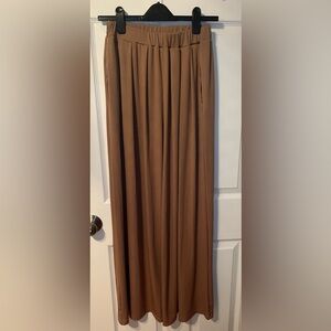 CIDER Ribbed Wide Leg Pants | High Waist | Stretchy | Size S